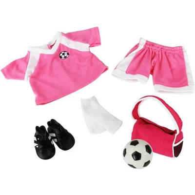 Dress Along Dolly Soccer Uniform Outfit For American Girl Doll 3 Dress Along Dolly Soccer Uniform Outfit For American Girl Doll
