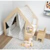 Avenlur Flair - Wooden 5 In 1 Indoor Playhouse Play Tent With Desk Table -Best Toys Store GUEST 43d88ad4 67a0 44ef bad0 eefdd9a9e5a5