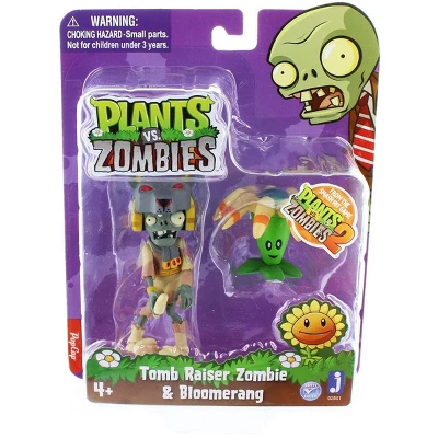 The Zoofy Group LLC Plants Vs Zombies 3" Figure 2-Pack: Tomb Raiser Zombie & Bloomerang 3 The Zoofy Group LLC Plants Vs Zombies 3" Figure 2-Pack: Tomb Raiser Zombie & Bloomerang