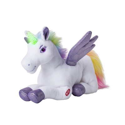 Dazmers Plush Unicorn Stuffed Animal With Flapping Wings,Magical Lights And Sounds 4 Dazmers Plush Unicorn Stuffed Animal With Flapping Wings,Magical Lights And Sounds - Image 2