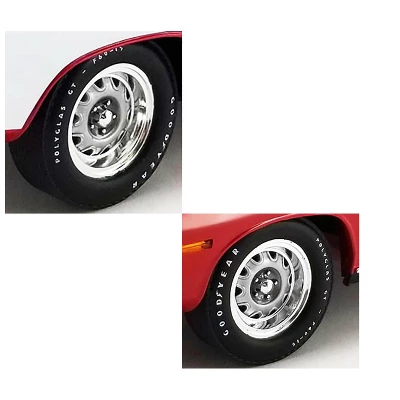Mopar Rally Wheel And Tire Set Of 4 Pieces 1/18 By ACME 3 Mopar Rally Wheel And Tire Set Of 4 Pieces 1/18 By ACME