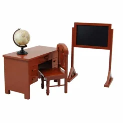 The Queen's Treasures Vintage Wooden 18 Inch Doll School Teachers Desk -Best Toys Store GUEST 4d147121 d647 4eec 8eb6 409b389445ff