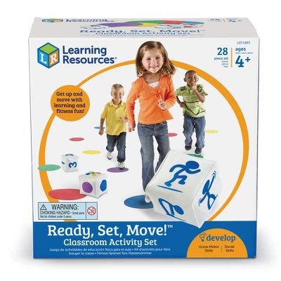 Learning Resources Ready, Set, Move! Classroom Activity Set, 28 Piece Set, Ages 4+ 5 Learning Resources Ready, Set, Move! Classroom Activity Set, 28 Piece Set, Ages 4+ - Image 3