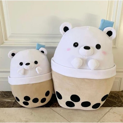 Avocatt Large Boba Polar Bear Plush 4 Avocatt Large Boba Polar Bear Plush - Image 2