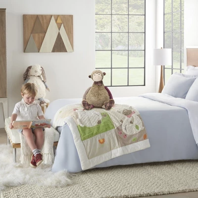 Mina Victory Plush Lines Monkey Plush Animal 23" X 24" Brown Indoor Stuffed Animal 5 Mina Victory Plush Lines Monkey Plush Animal 23" X 24" Brown Indoor Stuffed Animal - Image 3