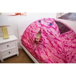 Pacific Play Tents Kids Pink Camo Bed Tent Twin Size -Best Toys Store GUEST 51432299 b8da 4243 b6c0 1a84f6164dff