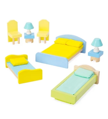 HearthSong 35-Piece Dollhouse Furniture For Kids 5 HearthSong 35-Piece Dollhouse Furniture For Kids - Image 3