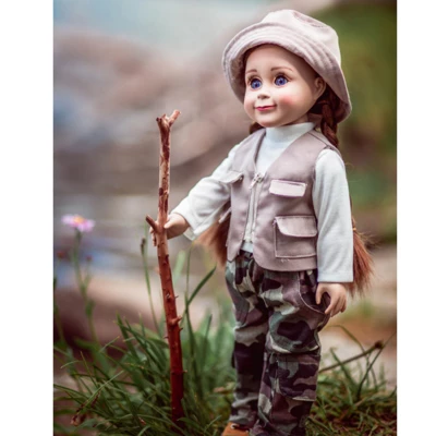 The Queen's Treasures 18 Inch Doll Clothes, 4 Pc Fishing Adventure Outfit 3 The Queen's Treasures 18 Inch Doll Clothes, 4 Pc Fishing Adventure Outfit