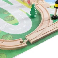 Hey! Play! Kids Deluxe Wooden Train Set With Play Mat 11 Hey! Play! Kids Deluxe Wooden Train Set With Play Mat -Best Toys Store GUEST 53839800 9e8d 49b2 92e8 fd56d763a260