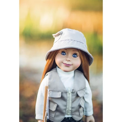 The Queen's Treasures 18 Inch Doll Clothes, 4 Pc Fishing Adventure Outfit 9 The Queen's Treasures 18 Inch Doll Clothes, 4 Pc Fishing Adventure Outfit - Image 7