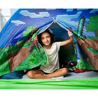 Ukonic Minecraft Indoor Bed Tent Pop-Up Fort 5 Ukonic Minecraft Indoor Bed Tent Pop-Up Fort - Image 3