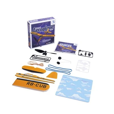 Playsteam Rubber Band Airplane Science - J-3 Cub 5 Playsteam Rubber Band Airplane Science - J-3 Cub - Image 3