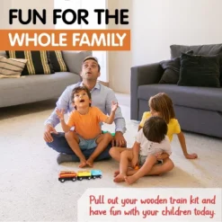 Leo & Friends 12-Piece Wooden Train Set -Best Toys Store GUEST 565cca55 8bb6 43a1 8f64 1f5d6782bfc4