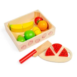 Bigjigs Toys Cutting Fruit Crate Wooden Role Play Toy Set Of 18 -Best Toys Store GUEST 5b1aeccf 8c0e 487d b818 e49aa33b7eda