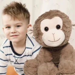 Bearington Giggles The Monkey: 10.5 Tall Stuffed Brown Monkey -Best Toys Store GUEST 5c33843a 18cf 44ab 8a5c 026cb08ea3ea
