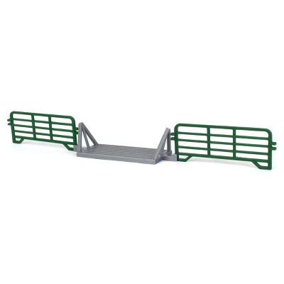 3D To Scale 1/64 3D Printed Gray Plastic Cattle Guard Crossing With 2 Fence Sections 64-312-GR 3 3D To Scale 1/64 3D Printed Gray Plastic Cattle Guard Crossing With 2 Fence Sections 64-312-GR