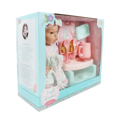 Madame Alexander Small Wonder 14" Baby Doll Feeding Set - Blue Eyes 9 Madame Alexander Small Wonder 14" Baby Doll Feeding Set - Blue Eyes - Image 7