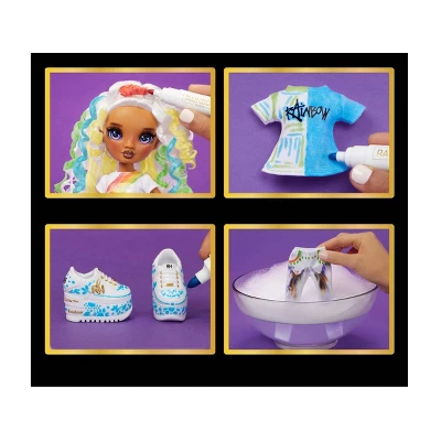 Rainbow High Color & Create DIY Fashion Doll - Purple Eyes/Curly Hair 7 Rainbow High Color & Create DIY Fashion Doll - Purple Eyes/Curly Hair - Image 5