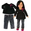 Sophia’s Animal Print Jeans & Long Sleeve Ruffle Tee For 18” Dolls, Black -Best Toys Store GUEST 651c086b 6918 40ab 87cd 75e61ae91e64