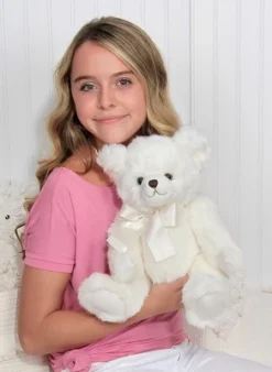 Bearington Aspen White Plush Stuffed Animal Teddy Bear, 15.5 Inches -Best Toys Store GUEST 6558dc26 4dce 45c2 8007 600470301729