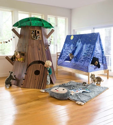 HearthSong Constructagons Big Tree Fort Indoor Fort-Building Kit With 4 Working Windows And Door 11 HearthSong Constructagons Big Tree Fort Indoor Fort-Building Kit With 4 Working Windows And Door - Image 9