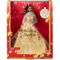 Barbie 13" Signature 2023 Holiday Collector Doll With Golden Gown And Dark Brown Hair 10 Barbie 13" Signature 2023 Holiday Collector Doll With Golden Gown And Dark Brown Hair -Best Toys Store GUEST 68829084 7e59 4d00 bc72 973e355b31cc