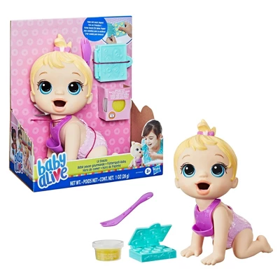 Baby Alive Lil Snacks Baby Doll - Blonde Hair 3 Baby Alive Lil Snacks Baby Doll - Blonde Hair