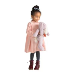 Manhattan Toy Ivy The Mauve & Light Beige Snuggle Bunnies 12" Stuffed Animal With Embroidered Accents -Best Toys Store GUEST 6e19618c 6cfe 4e1f 951f fd3f887835ed