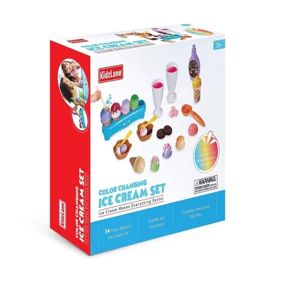 Kidzlane Color Changing Ice Cream Play Set - 34 Pieces 3 Kidzlane Color Changing Ice Cream Play Set - 34 Pieces