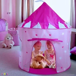 Play Tent Princess Pink Castle Glowing In The Dark Stars - Portable Kids Play Tent Fordable Into A Carrying Bag For Outdoor And Indoor Use - Play22usa -Best Toys Store GUEST 706a00a4 9608 48ff 84cb 607b8312aeda