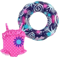 Sophia’s Ruffle Polka Dot Bathing Suit & Inner Tube Set For 18” Dolls, Hot Pink -Best Toys Store GUEST 7235f644 55b5 44d5 8259 442949151680