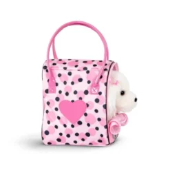Pucci Pups Pink & Black Spot Print Glam Bag With Maltese Stuffed Animal 9 Pucci Pups Pink & Black Spot Print Glam Bag With Maltese Stuffed Animal -Best Toys Store GUEST 737d5564 2ff7 4bb3 802e 41e00fef079b