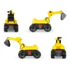 LENA Toys Powerful Giants Excavator Truck, Yellow