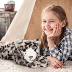 FAO Schwarz 15" Adopt A Wild Pal Endangered Snow Leopard Plush