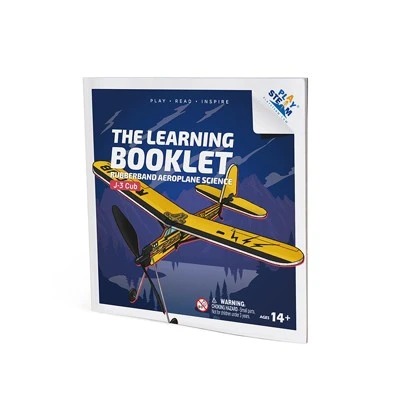 Playsteam Rubber Band Airplane Science - J-3 Cub 4 Playsteam Rubber Band Airplane Science - J-3 Cub - Image 2