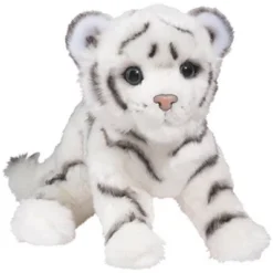 Douglas Silky White Tiger Cub Plush Stuffed Animal