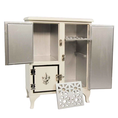 The Queen's Treasures 18 Inch Doll Furniture Vintage Style Ice Box Refrigerator 9 The Queen's Treasures 18 Inch Doll Furniture Vintage Style Ice Box Refrigerator - Image 7