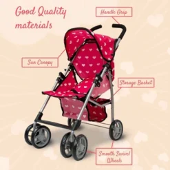 The New York Doll Collection 28 Inch Baby Doll Stroller -Best Toys Store GUEST 7f2ed7c8 2e30 42f3 a65d 5d88982f7fdf