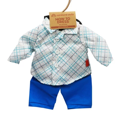 Miniland Educational Doll Clothes, Fits 15" Dolls, Mild Weather Outfit 3 Miniland Educational Doll Clothes, Fits 15" Dolls, Mild Weather Outfit