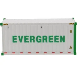 20' Refrigerated Sea Container "EverGreen" White "Transport Series" 1/50 Model By Diecast Masters