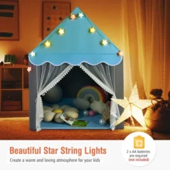 Costway Kids Playhouse Tent Large Castle Fairy Tent Gift W/Star Lights Mat 16 Costway Kids Playhouse Tent Large Castle Fairy Tent Gift W/Star Lights Mat -Best Toys Store GUEST 835f5191 e861 46c8 bb1c 8b96798d04aa