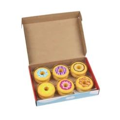 Blue Panda Wooden Play Food Set - 12-Pack Kids Pretend Play Donut Snacks Shop, Playhouse Toys For Toddlers, 6 Assorted Flavors -Best Toys Store GUEST 84e4cbbc 4d70 42c9 91ce f0c4bf25ffa0