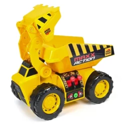 Maxx Action 2-N-1 Dig Rig Dump Truck And Front End Loader Toy Vehicle