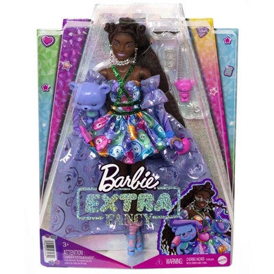 Barbie Superior Fashionista Runway Doll In Teddy-Print Gown With Long Fringe Hair 4 Barbie Superior Fashionista Runway Doll In Teddy-Print Gown With Long Fringe Hair - Image 2
