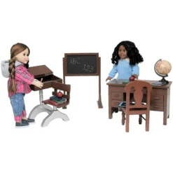The Queen's Treasures 18 Inch Doll 1940’s Wood School Desk. And Accessories -Best Toys Store GUEST 866b4812 f6f6 4fdc 86b4 bbb7f685df0d