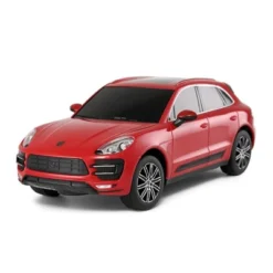 Link Ready! Set! Go! 1:24 Porsche Macan Turbo RC Remote Control Toy Car - Red