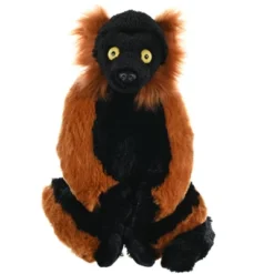 Wild Republic Cuddlekins Red Ruffed Lemur Stuffed Animal, 12 Inches