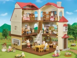 Calico Critters Red Roof Grand Mansion Gift Set, Dollhouse Playset With 3 Figures, Furniture, Vehicle And Accessories -Best Toys Store GUEST 88c7977e 8b45 42c4 8744 ac88fd49ac46