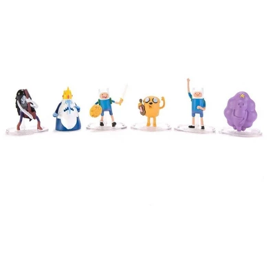 The Zoofy Group LLC Adventure Time Deluxe 6 Pack 2" Action Figure Set 3 The Zoofy Group LLC Adventure Time Deluxe 6 Pack 2" Action Figure Set