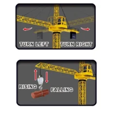 Ready! Set! Play! Link 50" Wired Remote Control Crawler Crane With Tower Lights And Adjustable Height -Best Toys Store GUEST 897a984a 1296 4f3c 9183 ebf4b68f3d53
